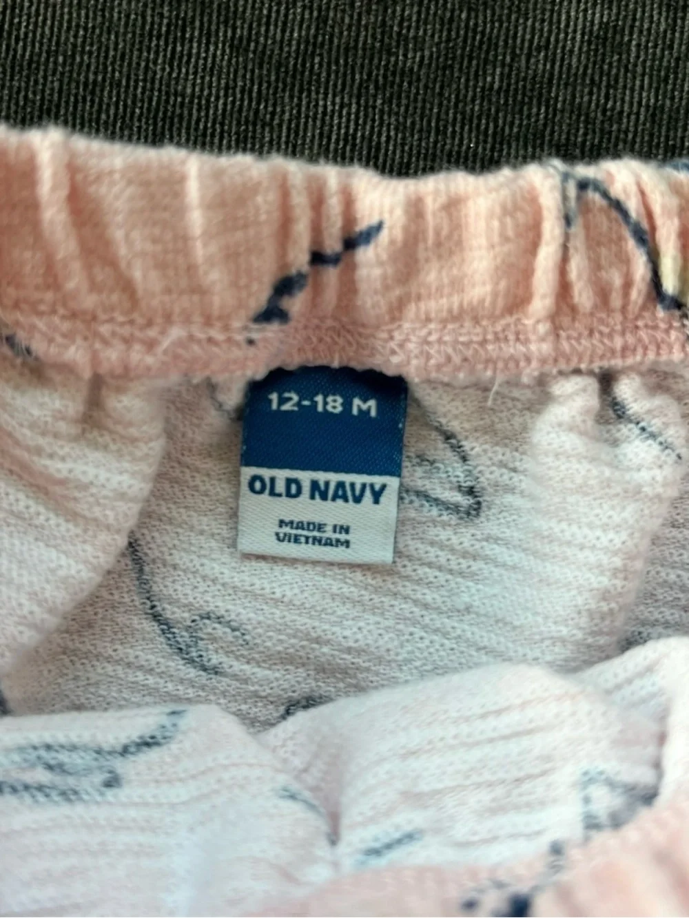 Old Navy Girls Whale Outfit Size 12-18 Months